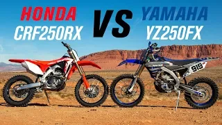 2019 Honda CRF250RX vs Yamaha YZ250FX