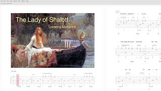 The Lady of Shallot - Loreena McKennit - Guitar Tab