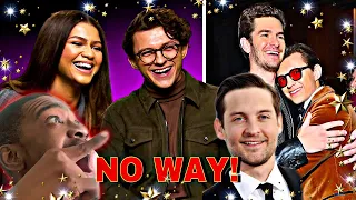 THAT REALLY HAPPENED?! I Bumped Into Tobey 20 Minutes Later! Tom and Zendaya on WhatsApp | REACTION!