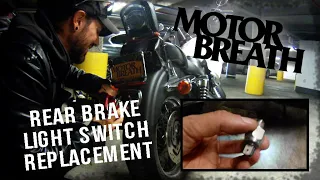 Harley Davidson 06 Dyna - REAR BRAKE SWITCH REPLACEMENT