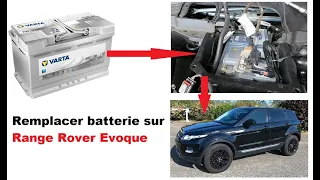 Change battery Range Rover Evoque L538