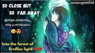 💕 Hotarubi no mori💕 - Anime movie explained in malayalam - Into the forest of fireflies light😍