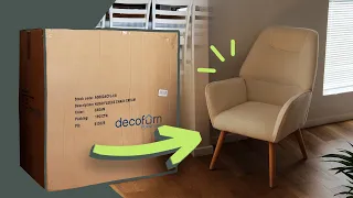 Unboxing a Fleece Sofa Chair from Decofurn
