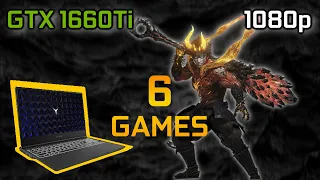 #14 6 Games tested | GTX 1660 Ti & I5 9300h | Lenovo Legion Y540