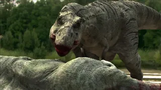 Tarbosaurus vs Tsintaosaurus - Тарбозавр против Цинтаозавра