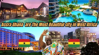 Accra Ghana 4k video ultra hdr 60fps by drone 2023 update