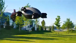 Flying car scale model first test flight using Venturi EDF