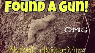 Found a Gun Metal Detecting! Garrett AT Max Relics, Coins, Sick Bottle, iphone X