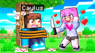 Caylus Gets CAPTURED by AI Yandere Girlfriend in Minecraft!