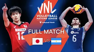 🇦🇷 ARG vs. 🇯🇵 JPN - Full Match | Men's VNL 2021