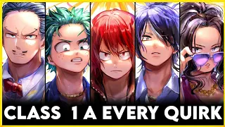 Every Quirk Explain In Class 1 A My Hero Academia Hindi Ft. Anime God India