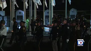 Ceremony held at Tropical Park to honor fallen police officers