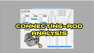 RacingSM Software || CONNECTING-ROD ANALYSIS