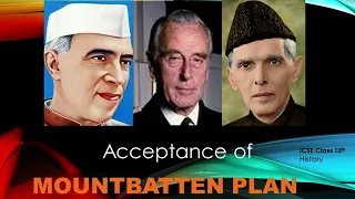 Acceptance of Mountbatten Plan