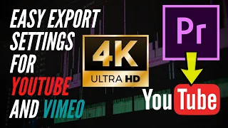 Step by Step 4K Export Setting For Adobe Premiere to Youtube/Vimeo