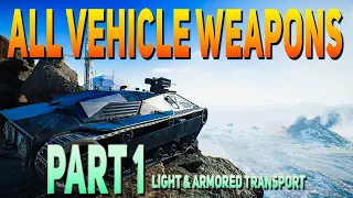 ALL Weapons and Equipment Guide! Part 1 Light & Armored Transport