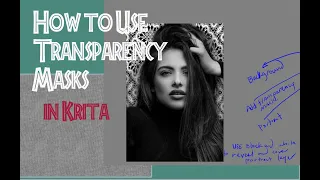 How to Use Transparency masks in Krita 2020