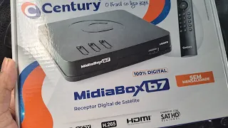 Atualização e ativação Century B7 mídia box 2024