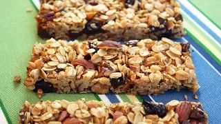 Granola Bars - Easy One Bowl Recipe.