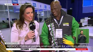 2024 Elections | Political parties at the National ROC in Midrand react to elections