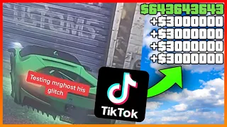 ZGLICZOWAŁEM SOBIE HAJS :/ - TESTUJE GLITCHE NA HAJS Z TIKTOKA | GTA ONLINE