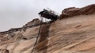 Lake Powell Drought Antelope Canyon Low Water Level March 2023