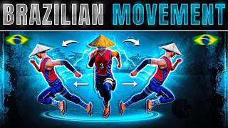 HOW TO DO MOVEMENT LIKE BRAZILIAN PLAYERS🇧🇷 / MOVEMENT SECRET REVEALED OF BRAZILIAN PLAYERS IN FF