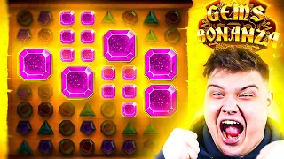 INCREDIBLE MAX SQUARES On GEMS BONANZA!! (HUGE WIN)