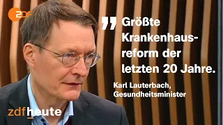 Personalnotstand in Kliniken: Lauterbach plant eine "große Reform" I ZDF Morgenmagazin