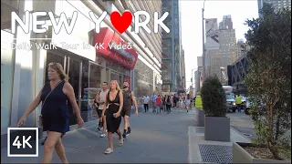 [Daily] New York City, Midtown Manhattan Summer City Walk Tour, 6th Avenue, 7th Avenue