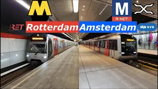 Metro in The Netherlands | Rotterdam and Amsterdam | RET | GVB | R-net | RandstadRail