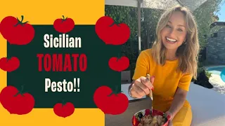 TOMATO Pesto | Sicilian Pesto Trapanese | Giada De Laurentiis