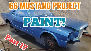 66 Mustang project. Part 17. PAINT!