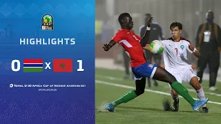 HIGHLIGHTS | Total AFCONU20​ 2021​ | Round 1 - Group C : Gambia 0-1 Morocco