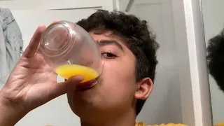 Brushing my teeth then drinking orange juice without disgust