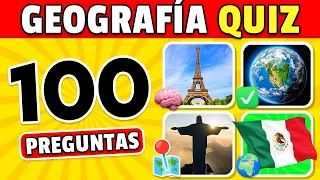 🧠 ¿Cuánto Sabes? 100 Preguntas de GEOGRAFÍA ✅🤓🌍