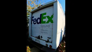 FedEx truck Epic BUILD into tini home on wheels PT-2