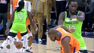 CP3 Nutmegs Taurean Prince who gets annoyed & fouls CP3