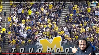 #25 Michigan vs Northern Illinois Highlights | College Football Week 3 | 2021 Highlights! Reaction