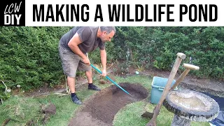 How To Make A Wildlife Pond for £20 | Digging A Small Pond by Hand | DIY Vlog #38