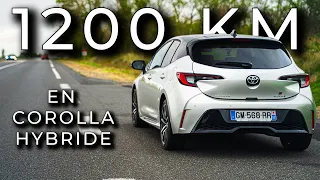 1200 KILOMÈTRES en Toyota COROLLA Hybride - L'essai Consommation !