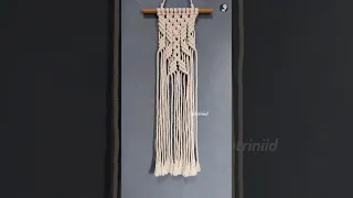 Mini Macrame Wall Hanging #shorts #macrame #macramewallhanging