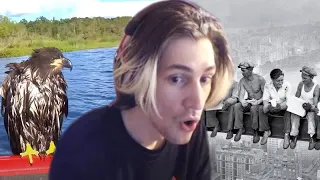 xQc Reacts to Lunch Atop A Skyscraper: The Story Behind The 1932 Photo & More