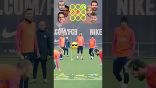 Messi Neymar Pique vs Iniesta Sergio Denis: TicTacToe Challenge 😱