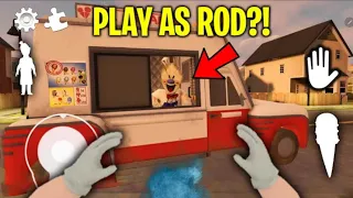 how to play as rod in ice scream 3 || new epic easter egg