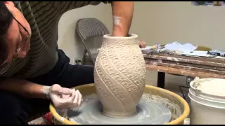 194. Try a Roller Texture -1 on a Vase with Hsin-Chuen Lin 林新春