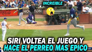 Jose Siri Se Calienta y Voltea El Juego Con Enorme Jonron y Hace Epico PERREO MIREN QUE PASÓ | MLB