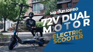 Maxfun 10 Pro 72V Premium Dual Motor Electric Scooter with LG battery and PMT Tyres 🇮🇹