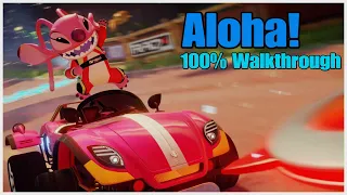 Disney Speedstorm 100% Walkthrough | Ohana | Chapter 9: Aloha!