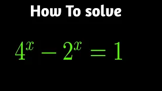 A Nice Exponential Olympiad Equation | Find The Value of x